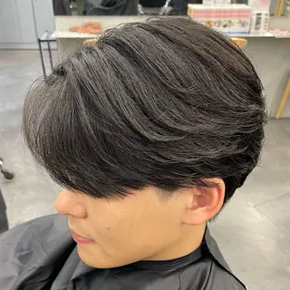 ミディアム パーマ ヘアアレンジ メンズ fifth 石川 凪のヘアスタイル