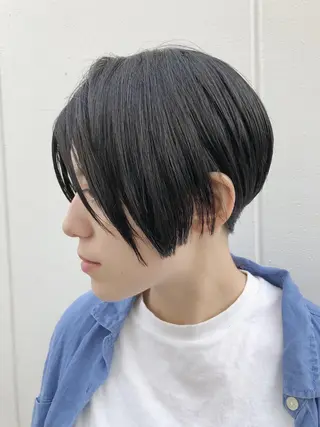 ショート カラー ノグチ ユウキ/ボブのヘアスタイル