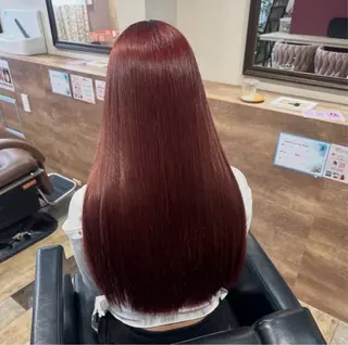 ロング カラー 淡い暖色カラー🩰 girly ♡ ノアのヘアスタイル