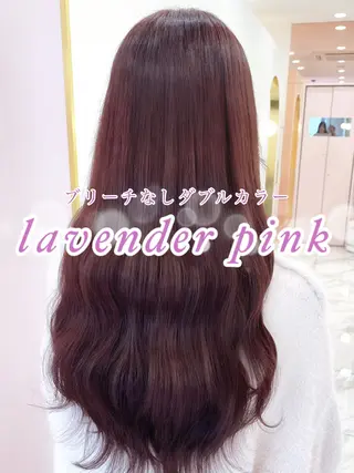 ロング カラー ヘアアレンジ ガーリーカラー🩷 ユウ🍓💞のヘアスタイル