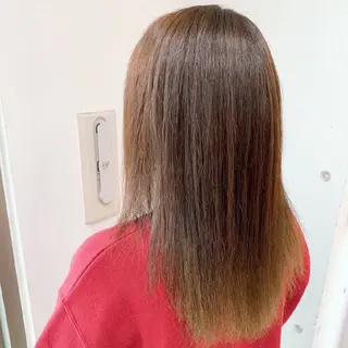 セミロング カラー 縮毛矯正/ワンカラー モデル募集🫧羽夏のヘアスタイル