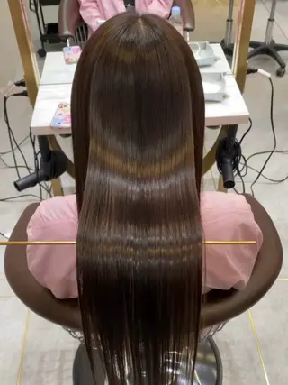 ミディアム カラー パーマ 【博多髪質改善】 吉村 清志のヘアスタイル