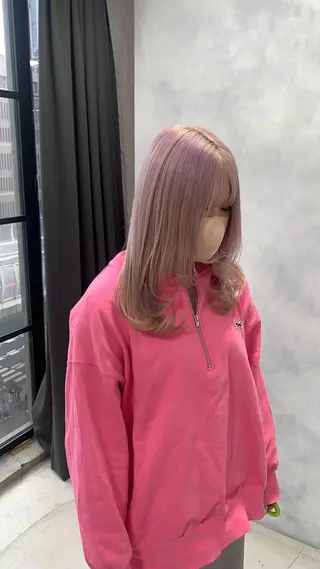 セミロング 派手髪支持率No1 Eisukeのヘアスタイル
