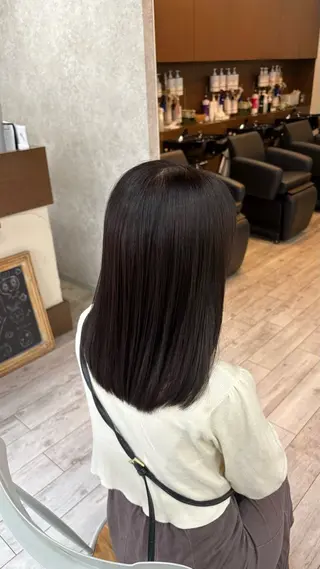 ミディアム カラー なぎは/似合わせ・ ナチュラルカラーのヘアスタイル