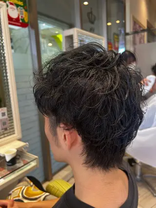 ショート パーマ メンズ特化☝️添田 好恵のヘアスタイル