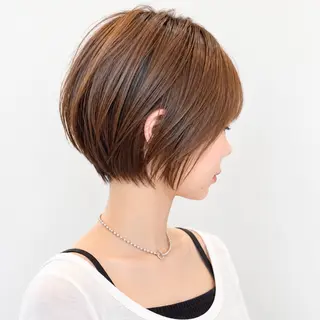 ショート 骨格診断/宮澤瑞穂 ボブ/レイヤー/銀座のヘアスタイル