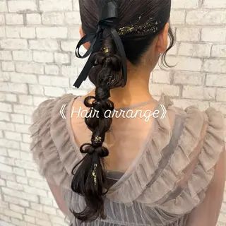 ミディアム ヘアアレンジ 🌻あいり merci.🌻のヘアスタイル
