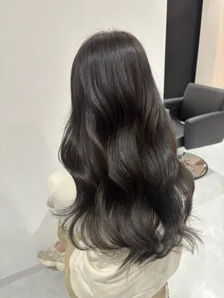 ロング カラー レイヤーカット🎀× 韓国風🇰🇷正源のヘアスタイル