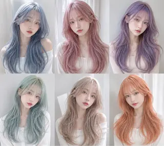 ロング カラー 💖艶ハイトーン髪質 改善💖ケンシンのヘアスタイル