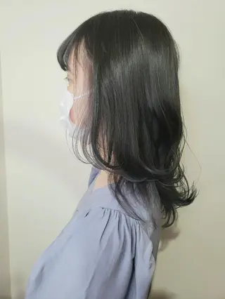 ロング 🇰🇷透明感×ハイ トーン🌟tomoのヘアスタイル