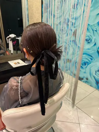 ヘアアレンジ 白髪ぼかしハイライト ⭐️こばやしみかのヘアスタイル