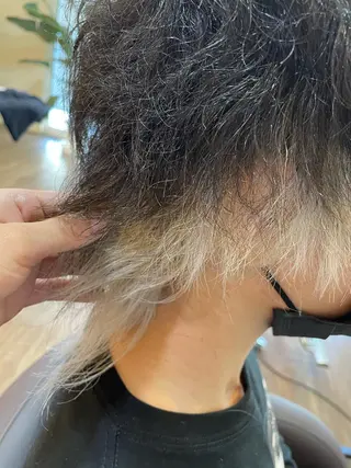 カラー メンズ MATSURI BASE.AWAJIのヘアスタイル