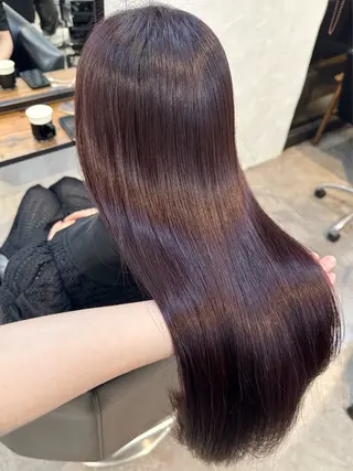 ロング カラー 🫧透明感カラー/ エクステ🫧アサミ️のヘアスタイル