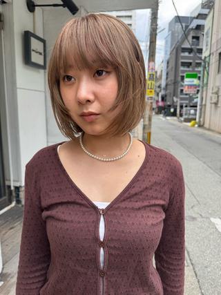 ミディアム kai🐇似合わせ レイヤーカットのヘアスタイル