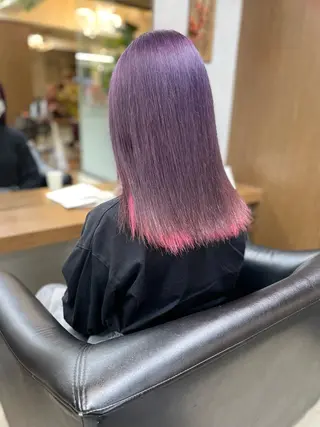 カラー yasuハイトーン/ デザインカラーのヘアスタイル
