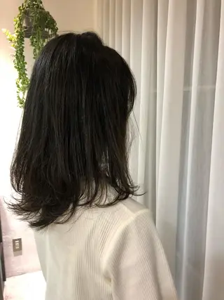 ミディアム 白髪ぼかし/ショート /ミニボブだいじのヘアスタイル