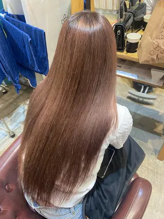ロング カラー 田上 美月のヘアスタイル