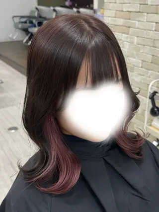 セミロング 松本 聖未のヘアスタイル