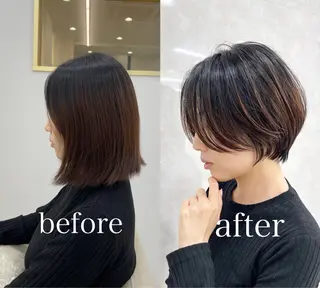 ショート ショート/似合わせ/ 透明感カラー古市唯人のヘアスタイル