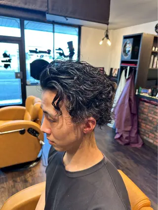 パーマ 【メンズパーマ】 山下勝勲のヘアスタイル