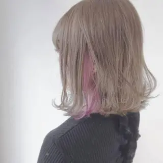 ミディアム カラー 小沼采唯👧🏼 海好きオヌちゃんのヘアスタイル