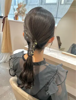 ロング ヘアアレンジ Mila chihiroのヘアスタイル