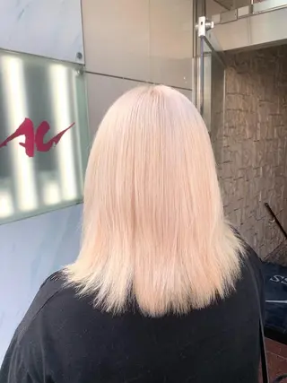 ミディアム カラー アンククロス🖤 わかなのヘアスタイル