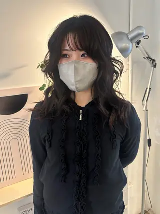 セミロング ナナ 福岡美容室のヘアスタイル