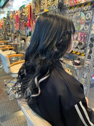 セミロング カラー ヘアアレンジ KOYA ｺﾔのヘアスタイル