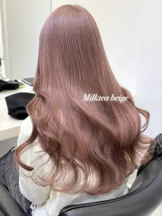 ロング カラー 盛れる顔周り🤍渋谷 Risa🎀のヘアスタイル