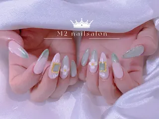 ネイル 長さだし専門店 M2　rikaのネイルデザイン