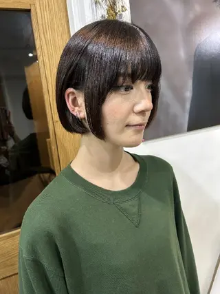 ボブ人気No,1✨ TAME副店長のヘアスタイル