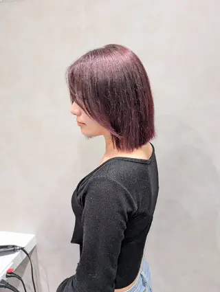 ショート カラー 髪質改善/ 上村旺武のヘアスタイル