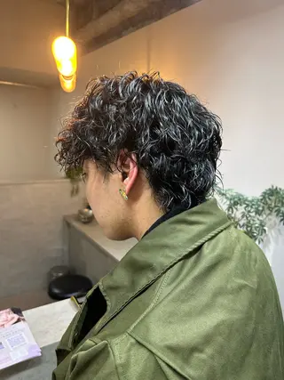 パーマ メンズ flag hair レイナのヘアスタイル