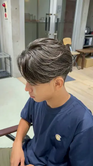 パーマ メンズ fifth原宿 宮部蓮のヘアスタイル