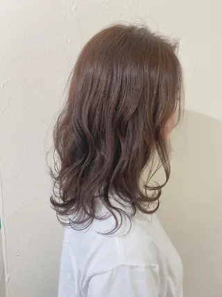 ミディアム アメリラブヘアー 土屋 洋平のヘアスタイル