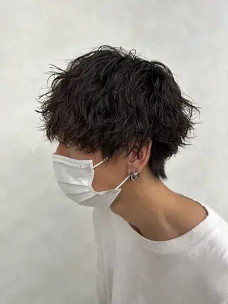 ショート パーマ メンズ アース 新越谷店💇‍♀️のヘアスタイル