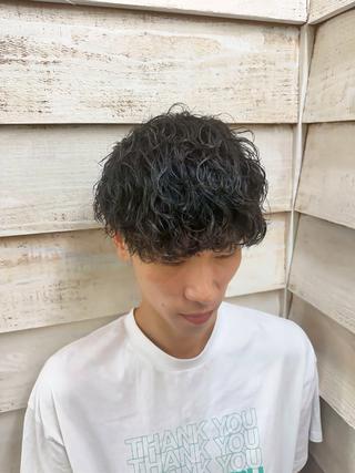ショート パーマ メンズ GAKU【メンズ カット/パーマ】のヘアスタイル