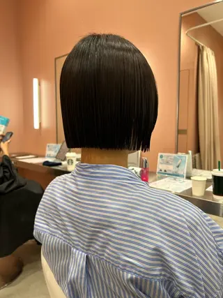 ショート 👔ボブ﹨髪質改善 ストレート🩳ももかのヘアスタイル
