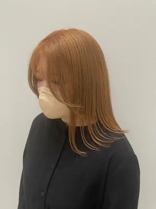 カラー 河野いずみ レイヤー/ボブ 🤍のヘアスタイル