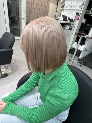 ショート カラー 💍モテる艶髪 透明感カラー💖のヘアスタイル