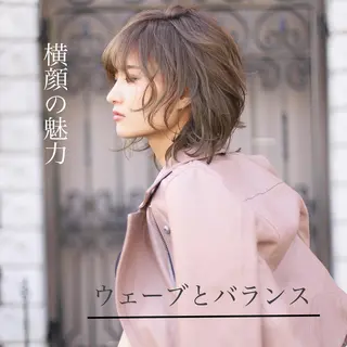 ミディアム 渋谷レイヤーカット❌ 縮毛矯正専門/武田涼のヘアスタイル