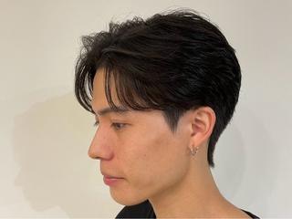 ミディアム 根本 陽斗のヘアスタイル