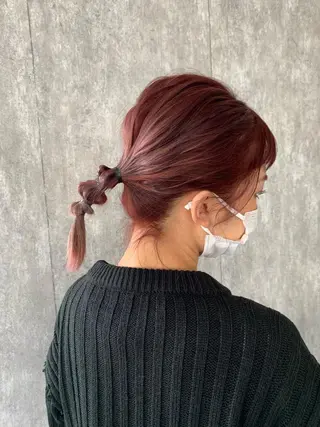 ミディアム ヘアアレンジ Emma ecole /栄/RIOのヘアスタイル