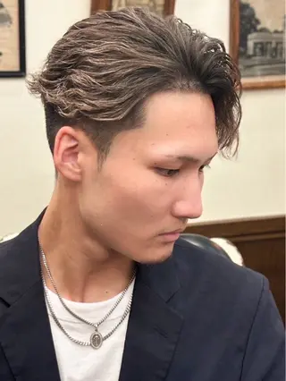 ショート パーマ メンズ ひらお あおとのヘアスタイル