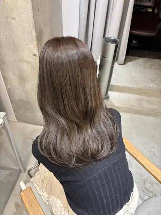 セミロング カラー レイヤーカット KAEのヘアスタイル