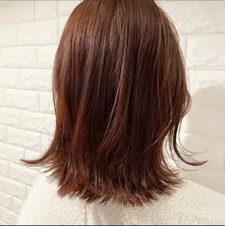 ミディアム カラー 英語ok sohee ソヒ 305号室のヘアスタイル