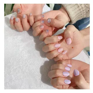 ミディアム ネイル 🐾enen style 🐾のネイルデザイン