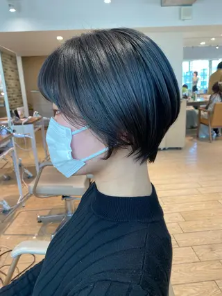 ショート 顔周り/くびれヘア 韓国ヘア💕風間るなのヘアスタイル
