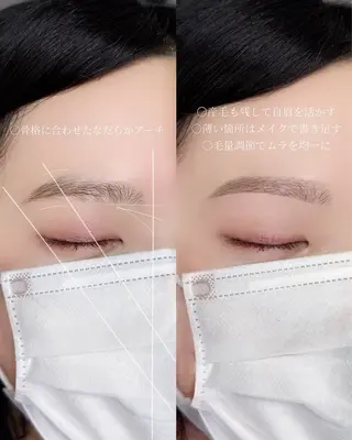 アイブロウ une fleur JURIの眉毛・アイブロウイメージ